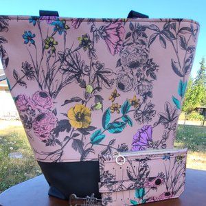 Tote and Wallet Set - Floral